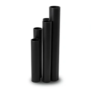 أنابيب HDPE نسبة الأبعاد القياسية 17.6 قطر خارجي 560 مم سمك 31.7 مم لون أسود