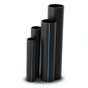 أنابيب HDPE نسبة الأبعاد القياسية 17.6 قطر خارجي 630 مم سمك 35.7 مم أسود