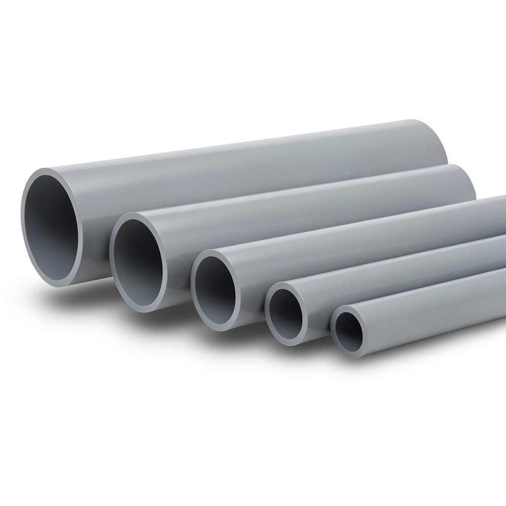 UPVC Pipes Nominal Pressure 6 Bar Outside Diameter 900 mm Thickness 26.3 mm Gray
