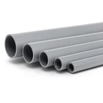 UPVC Pipes Nominal Pressure 10 Bar Outside Diameter 90 mm Thickness 4.3 mm Gray