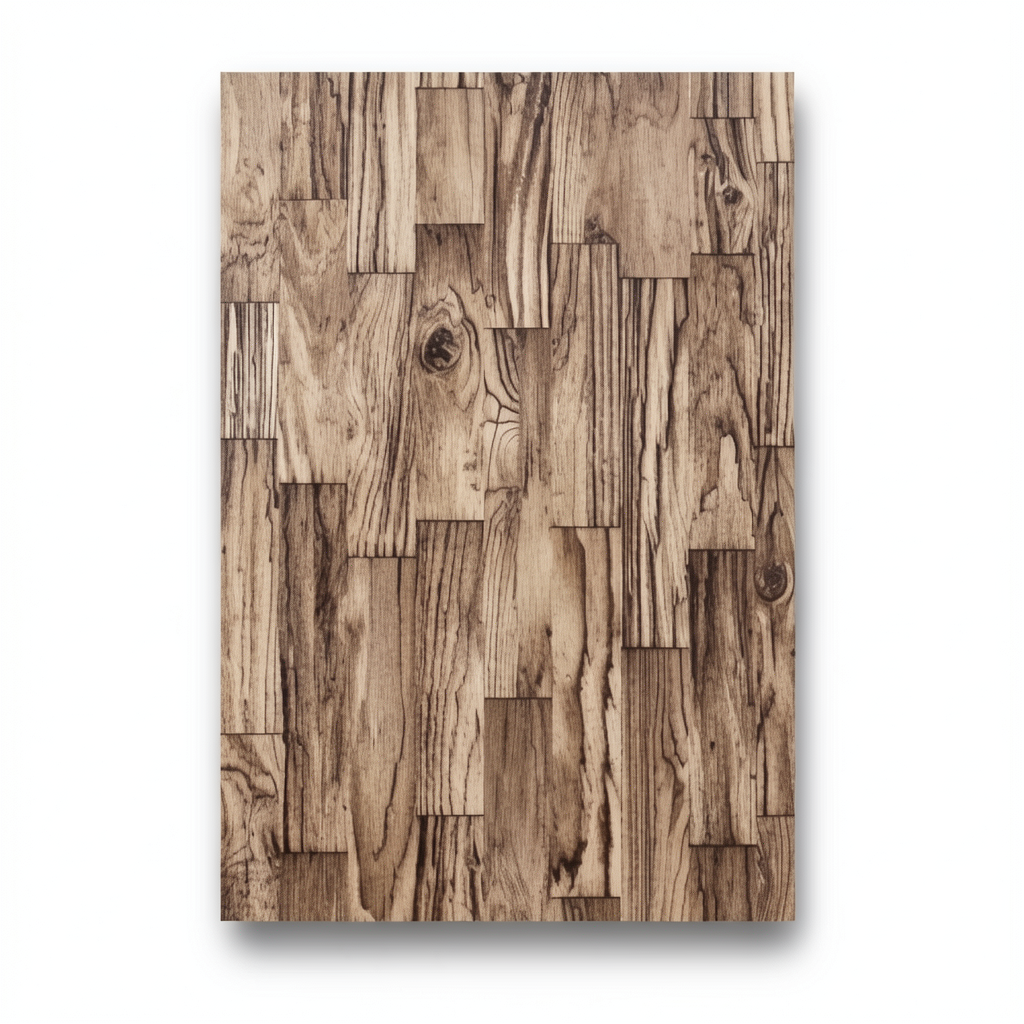 Patterned Wall Decoration 10m x 0.53m Brown, Model 446661