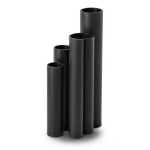 أنابيب HDPE SDR 17.6 قطر خارجي 900 مم سمك 51.0 مم لون أسود