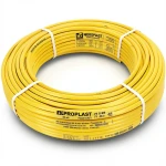 أنابيب HDPE PE 100 ضغط 20 بار قطر خارجي 40 مم سمك 4.5 مم لون أصفر | نيبروبلاست