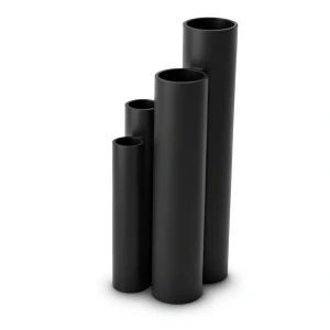 أنابيب HDPE نسبة الأبعاد القياسية 17.6 قطر خارجي 1000 مم سمك 56.7 مم أسود