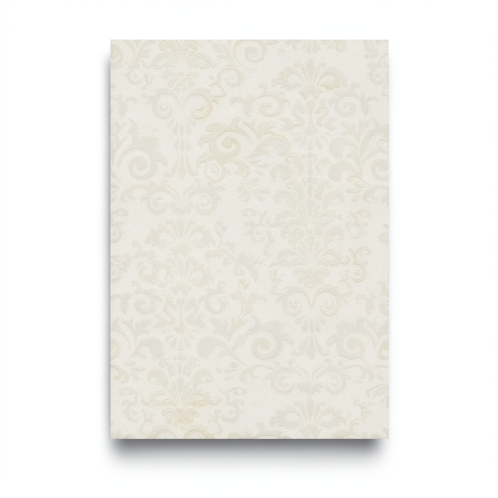 Italian Wallpaper Classic Design 10m x 1.06m Light Beige