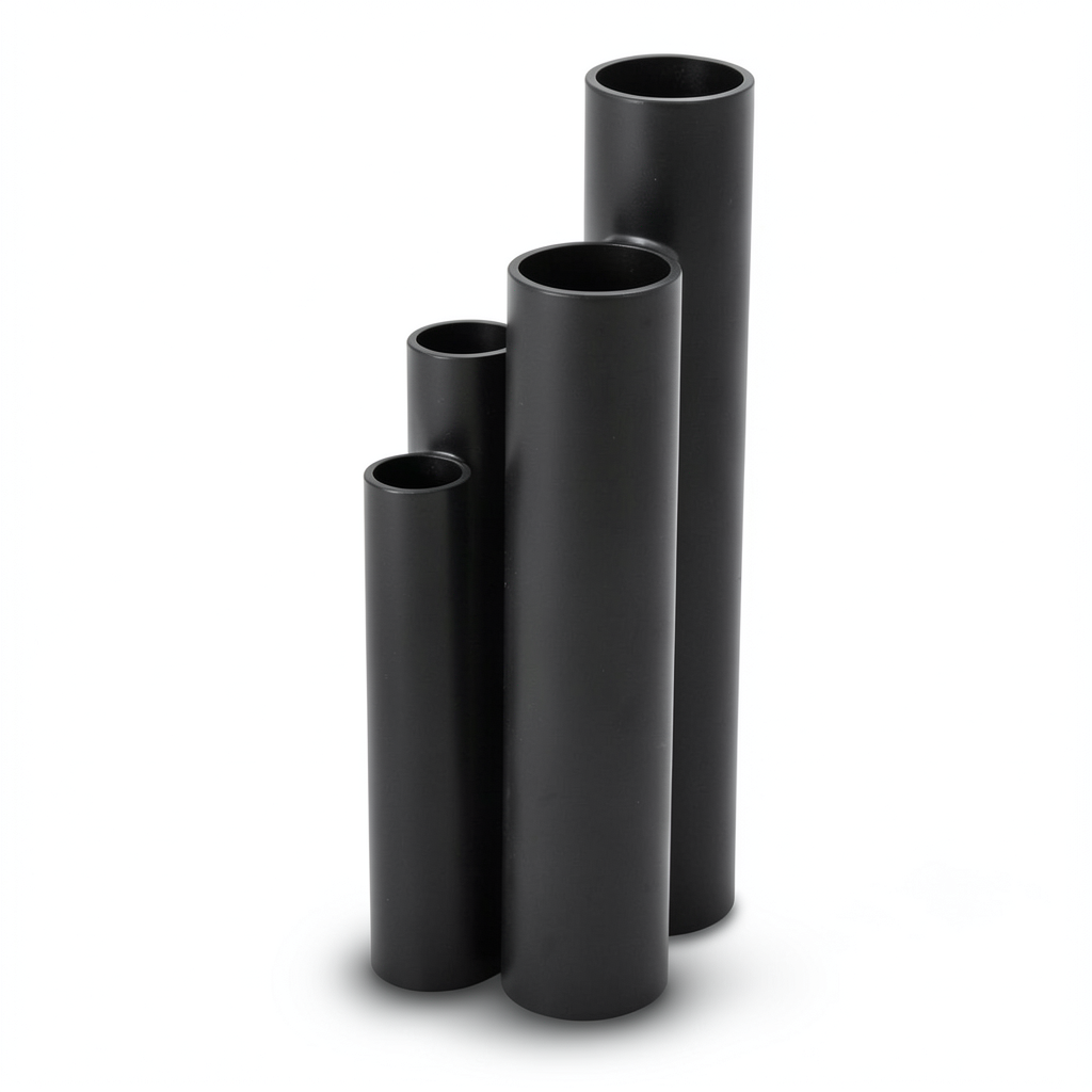 أنابيب HDPE SDR 17.6 قطر خارجي 315 مم سمك 17.9 مم لون أسود