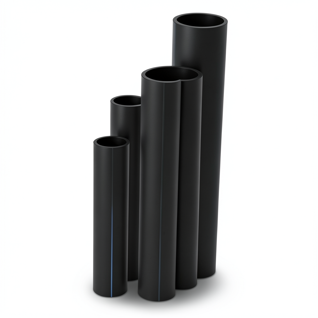 HDPE Pipes SDR 17.6 Outside Diameter 355 mm Thickness 20.1 mm Black