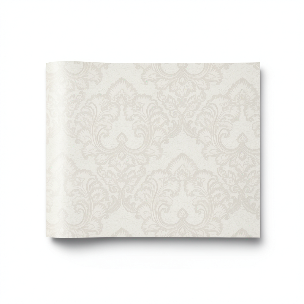 Italian Wallpaper Classic Design 10m x 1.06m Pale Beige, Model 81928