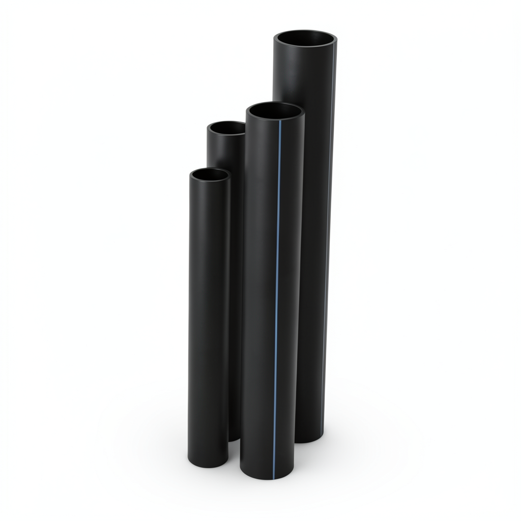 أنابيب HDPE SDR 22 قطر خارجي 800 مم سمك 36.4 مم لون أسود
