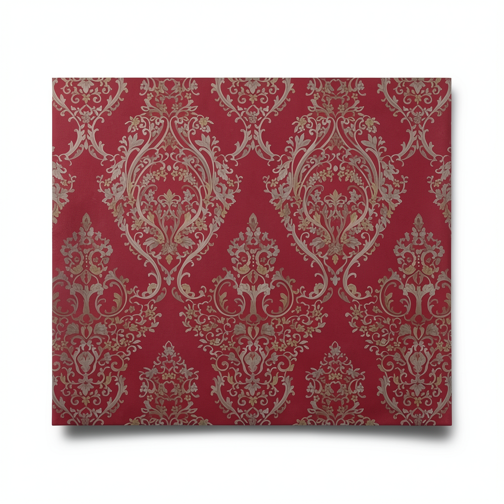 Classic Wall Decoration Red Color 10m x 1.06m, Model 81901