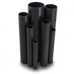 مواسير UPVC ضغط اسمي 10 بار قطر خارجي 400 مم سمك 19.1 مم لون اسود