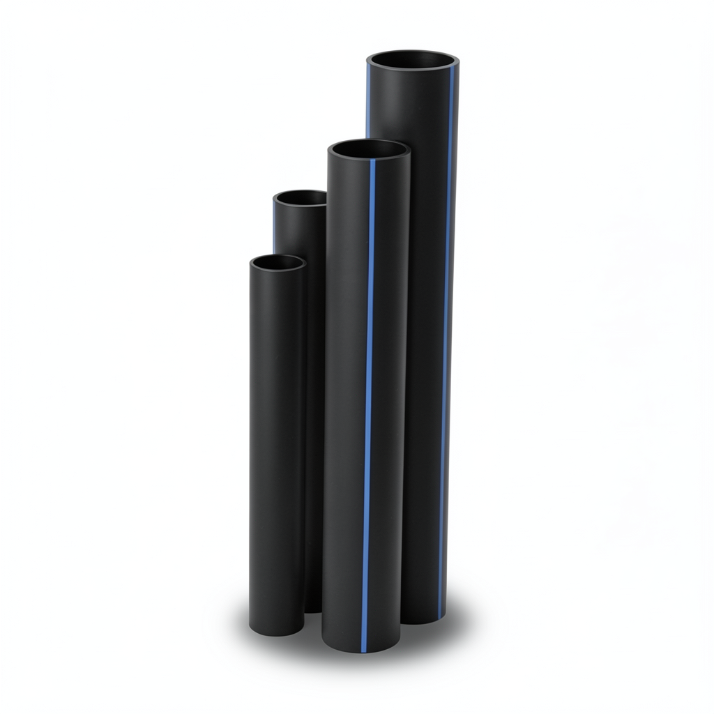 HDPE Pipes SDR 22 Outside Diameter 900 mm Thickness 41 mm Black