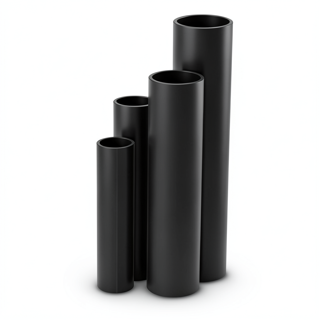 HDPE Pipes SDR 22 Outside Diameter 1000 mm Thickness 45.5 mm Black