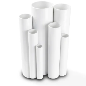 مواسير UPVC ضغط اسمي 2.5 بار قطر خارجي 450 مم سمك 3.6 مم لون أبيض