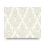 Italian Wallpaper Classic Design 10 m x 1.06 m Cream Color, Model 81907