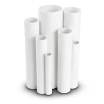 مواسير UPVC ضغط 4 بار قطر خارجي 450 مم سمك 8.9 مم لون أبيض
