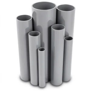 UPVC Pipes Pressure 4 Bar Outside Diameter 450 mm Thickness 8.9 mm Gray