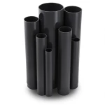 مواسير UPVC ضغط 6 بار قطر خارجي 450 مم سمك 13.2 مم لون اسود