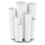 مواسير UPVC جدول 40 مقاس 3 إنش سمك 5.5 مم لون أبيض