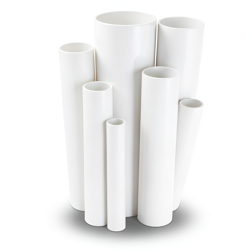 UPVC Pipes Schedule 40 Size 6 inch Thickness 7.1 mm White Colour
