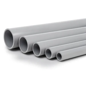 UPVC Pipes Nominal Pressure 10 Bar Outside Diameter 160 mm Thickness 7.7 mm Gray