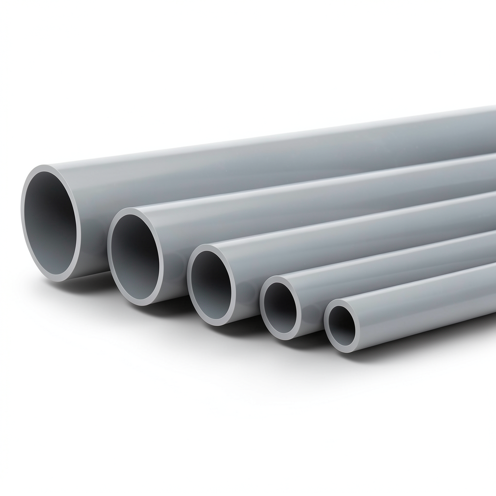 UPVC Pipes Nominal Pressure 10 Bar Outside Diameter 450 mm Thickness 21.5 mm Gray