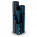 Sappco HDPE Pipes PE 100 Pressure 12.5 Bar Outside Diameter 40 mm Thickness 3 mm Black Color