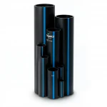 Sappco HDPE Pipes PE 100 Pressure 12.5 Bar Outside Diameter 75 mm Thickness 5.6 mm Black Color