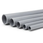 أنابيب UPVC ضغط اسمي 16 بار قطر خارجي 20 مم سمك 1.5 مم لون رمادي