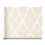 Italian Wallpaper Classic Design 10 m x 1.06 m Cream Color, Model 81907