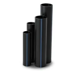 مواسير HDPE SDR 13.6 قطر خارجي 450 مم سمك 33.1 مم لون أسود
