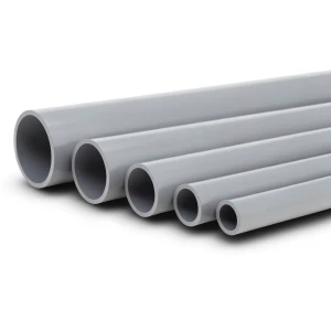 UPVC Pipes 16 Bar Pressure 50 mm Diameter 3.7 mm Thickness Gray