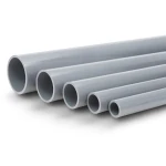 UPVC Pipes Nominal Pressure 10 Bar Outside Diameter 225 mm Thickness 10.8 mm Gray