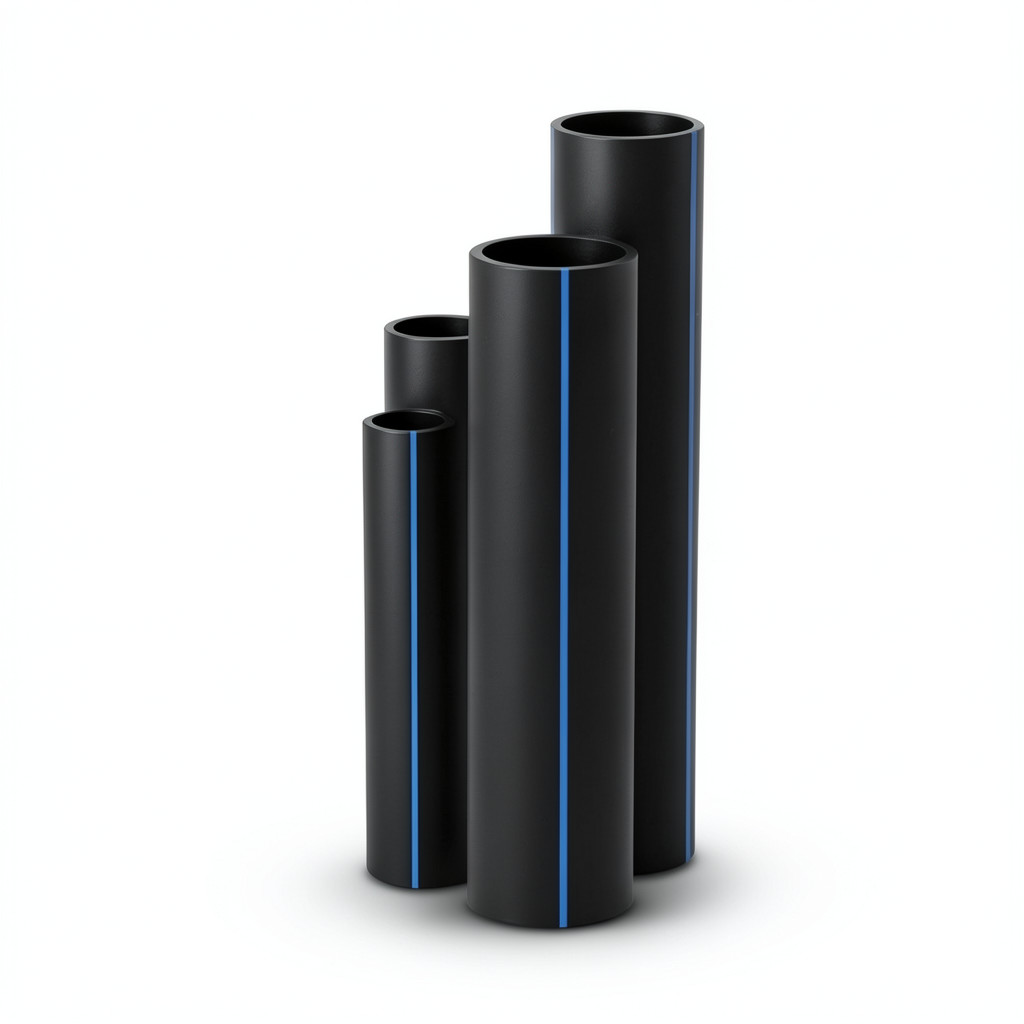مواسير HDPE SDR 11 قطر خارجي 75 مم سمك 6.8 مم لون أسود