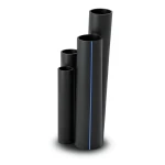 مواسير HDPE SDR 11 قطر خارجي 180 مم سمك 16.4 مم لون أسود