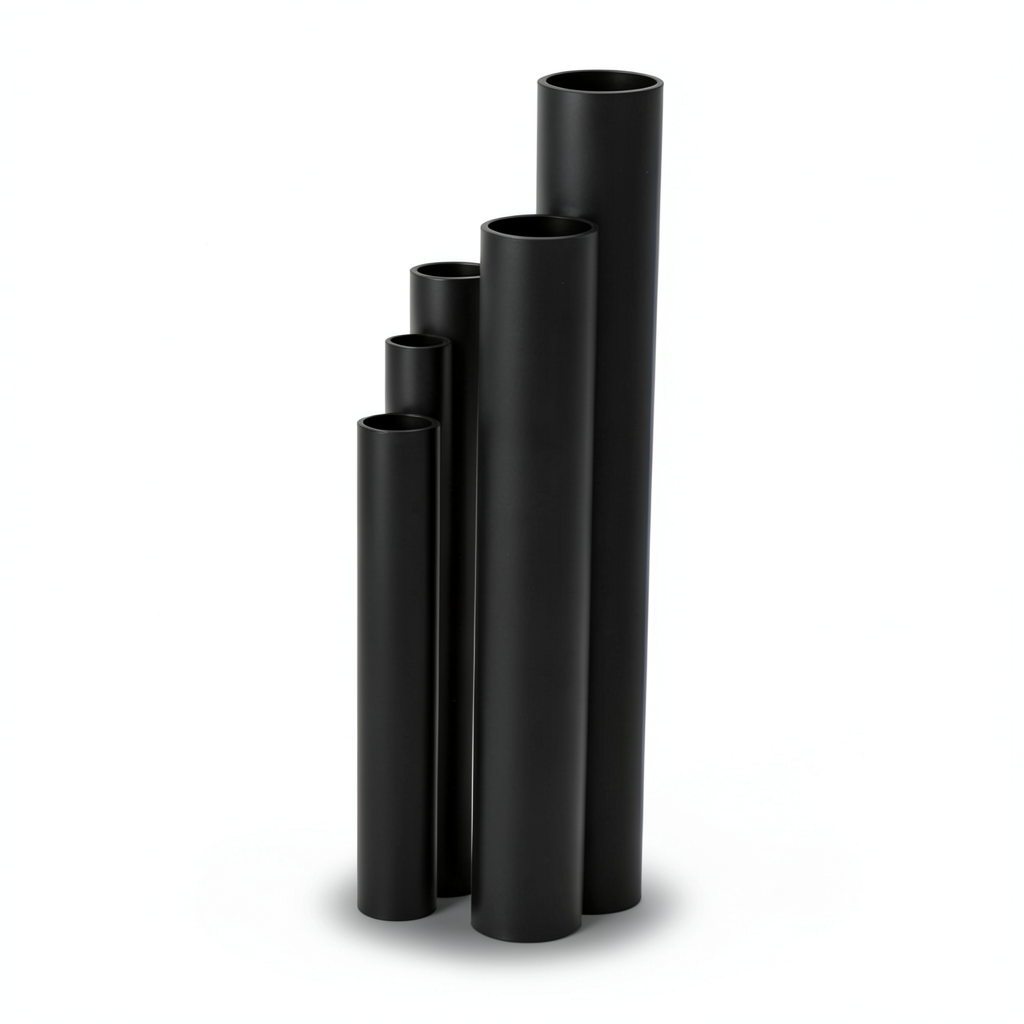 مواسير HDPE SDR 11 قطر خارجي 110 مم سمك 10 مم لون أسود