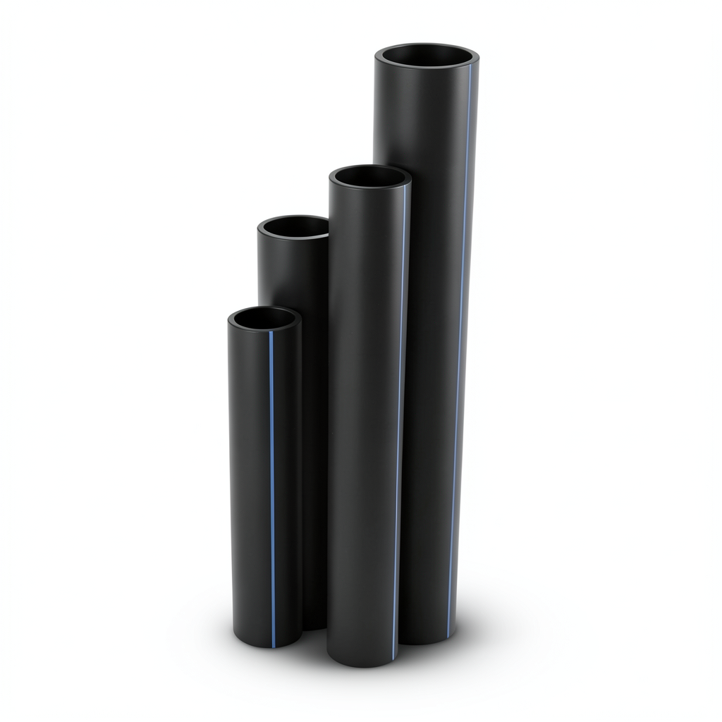 HDPE Pipes SDR 11 Outside Diameter 125 mm Thickness 11.4 mm Black