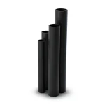 مواسير HDPE الجودة SDR 11 قطر خارجي 225 مم سمك 20.5 مم لون أسود