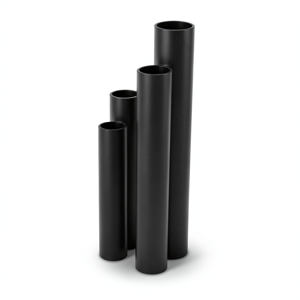 مواسير HDPE SDR 11 قطر خارجي 180 مم سمك 16.4 مم لون أسود