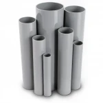 UPVC Pipes Modern Technology Nominal Pressure 11 Bar Size 3 inch Thickness 3.43 mm Gray Colour