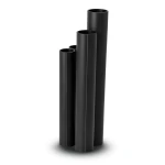 مواسير HDPE SDR 11 قطر خارجي 250 مم سمك 22.7 مم لون أسود