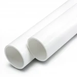 مواسير UPVC الوطني ضغط 20 بار  قطر خارجي 50 مم سمك 4.6 مم لون أبيض