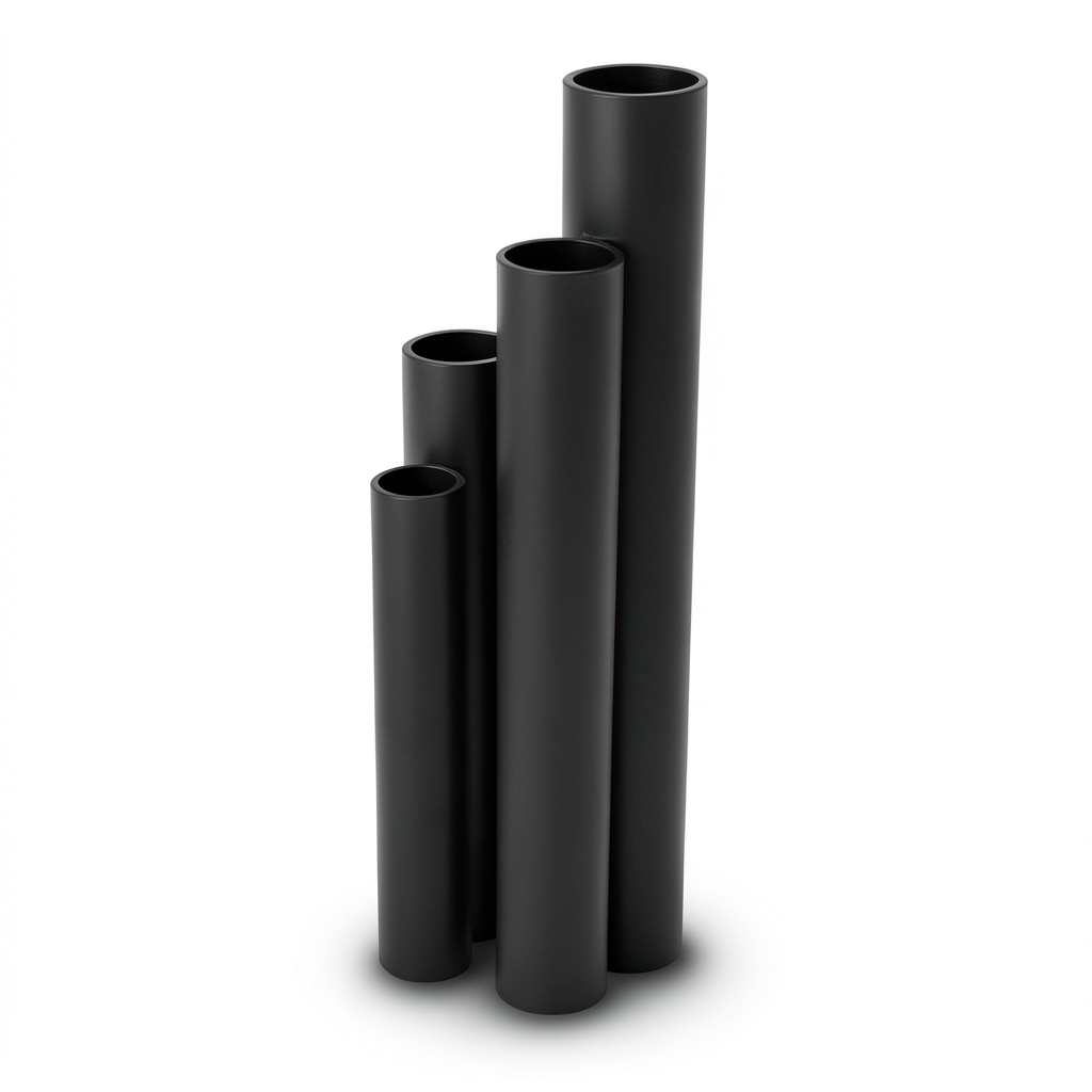 مواسير HDPE SDR 11 قطر خارجي 315 مم سمك 28.6 مم لون أسود