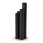 مواسير HDPE SDR 11 قطر خارجي 355 مم سمك 32.2 مم لون أسود