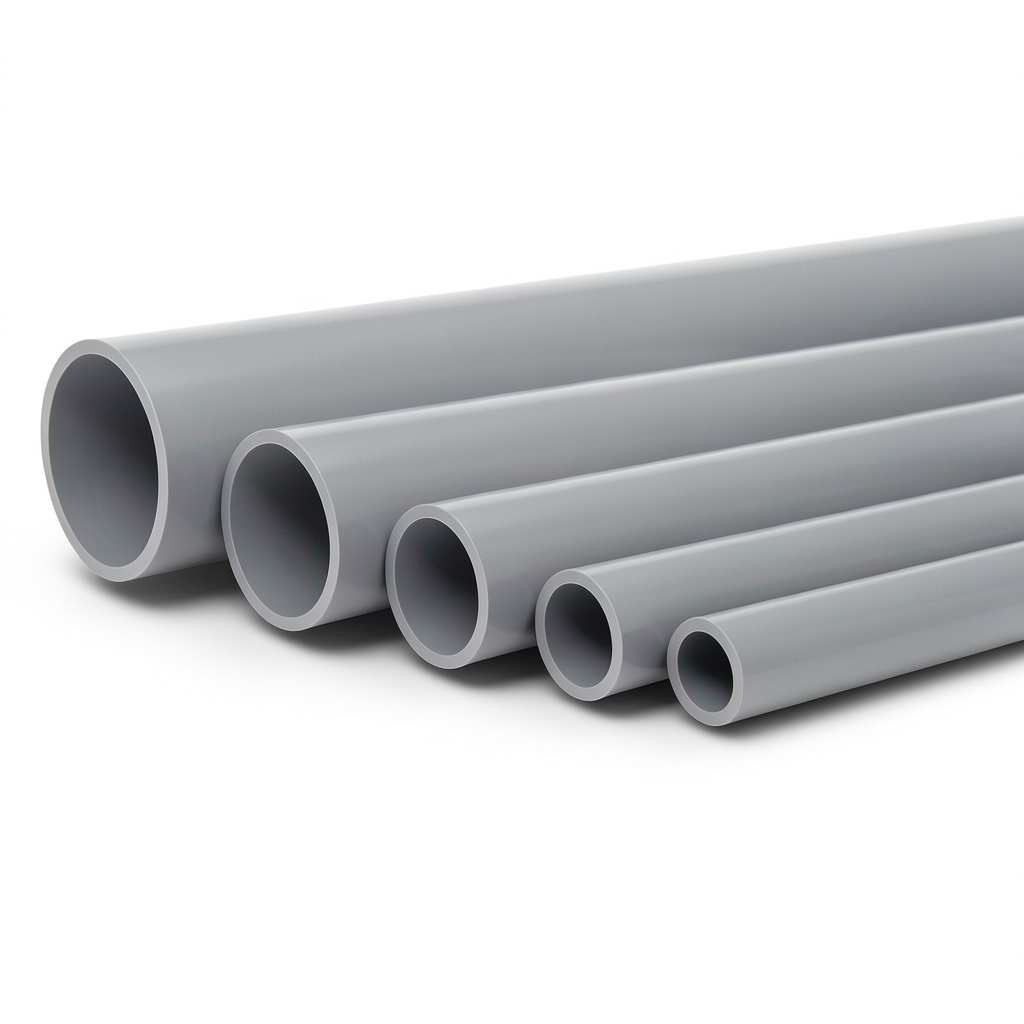UPVC Pipes Pressure 16 Bar Outside Diameter 40 mm Thickness 3 mm Gray