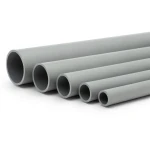 UPVC Pipes 16 Bar Pressure 50 mm Diameter 3.7 mm Thickness Gray