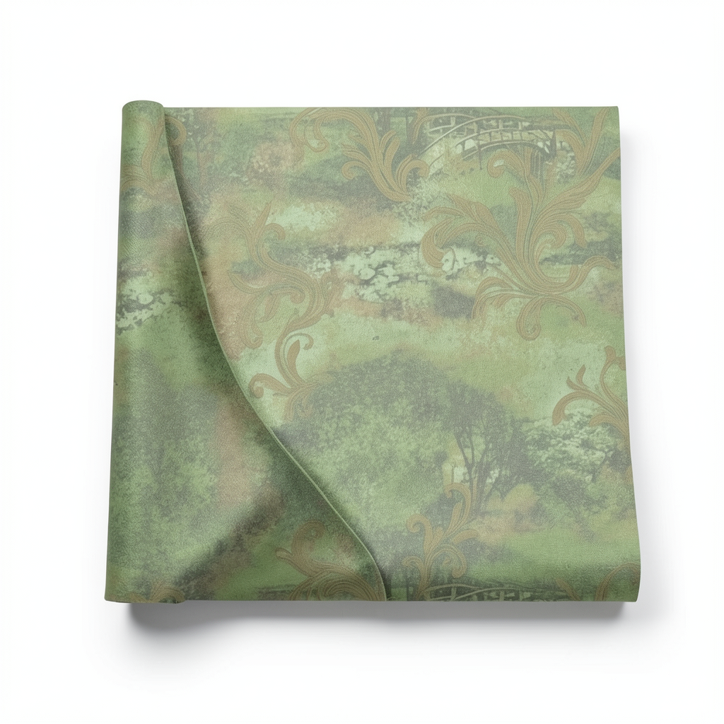 Italian Wall Decoration 10m x 1.06m Green, Model 81571