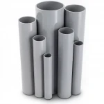 UPVC Pipes  Modern Technology Nominal Pressure 21.7 Bar Size 3 inch Thickness 6.58 mm Gray Colour
