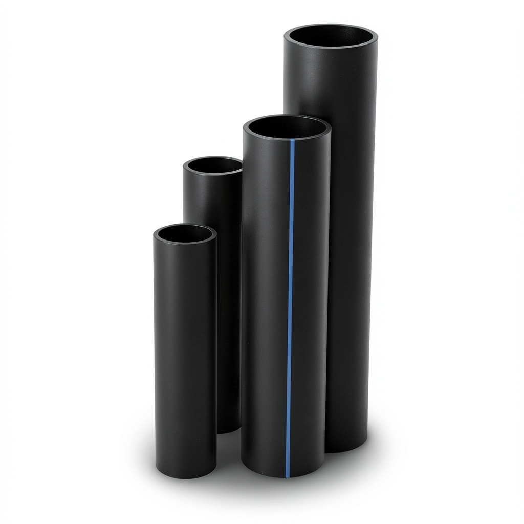 HDPE Pipes SDR 11 Outside Diameter 50 mm Thickness 4.6 mm Black