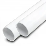 مواسير UPVC الوطني ضغط 25 بار  قطر خارجي 200 مم سمك 18.2 مم لون أبيض